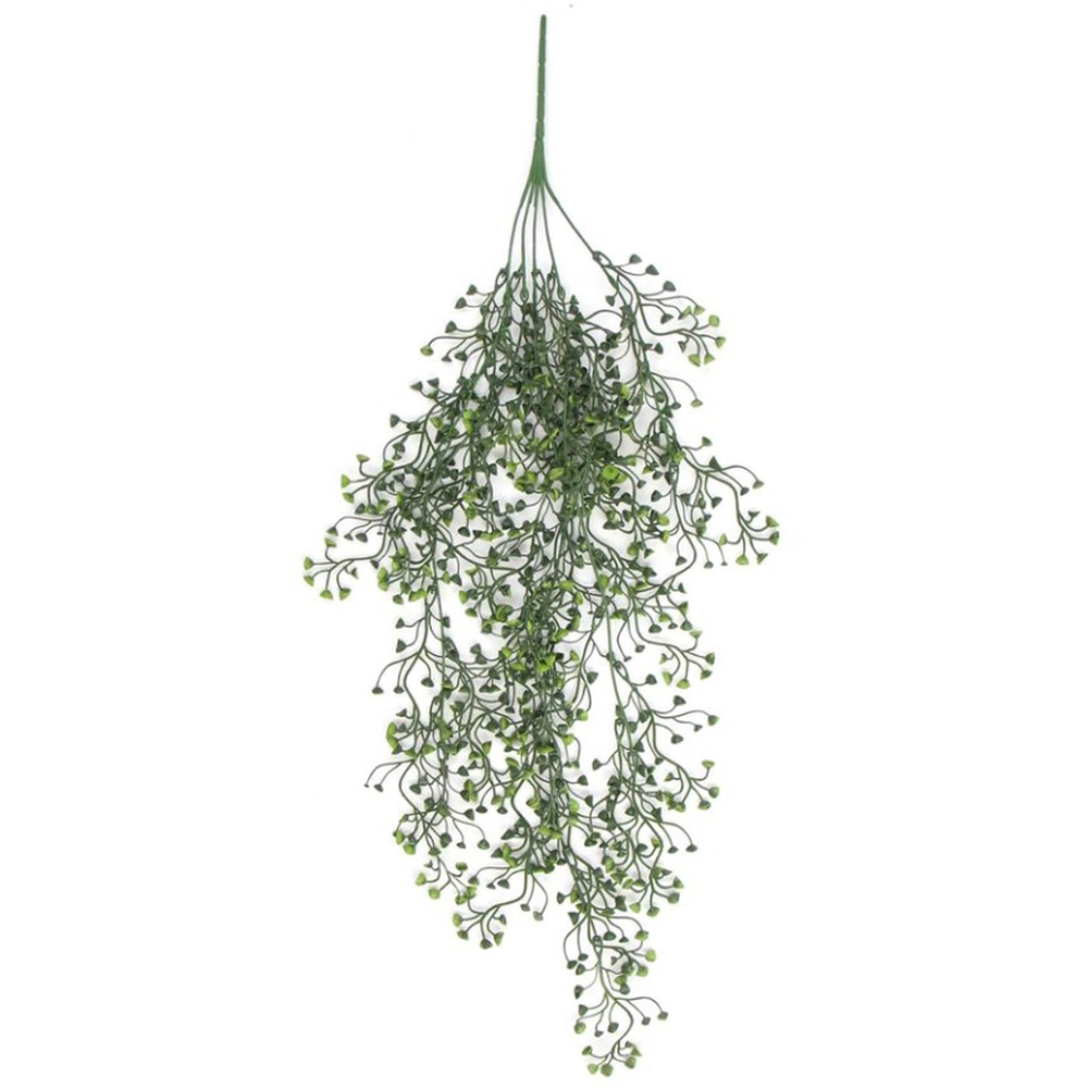 Leaf String Pearl Hanging UV and Fire Resistant Artificial Plant 75cm 6 Pack Image 2