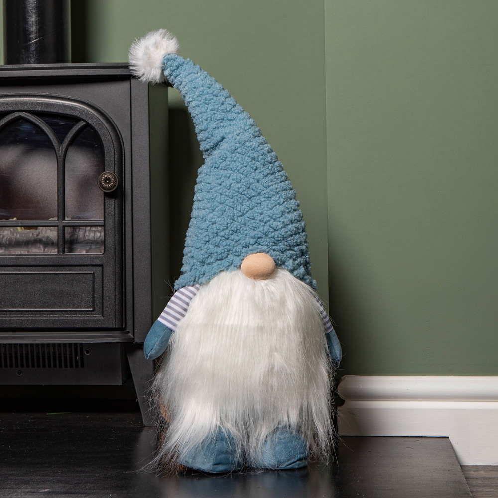 Samuel Alexander Blue Knitted Hat Standing Gonk 89cm Image 6