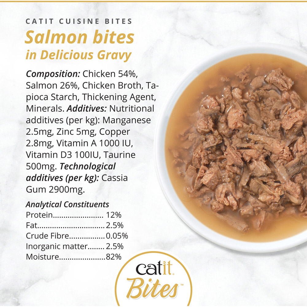 Catit Bites Wet Cat Food Salmon Image 7