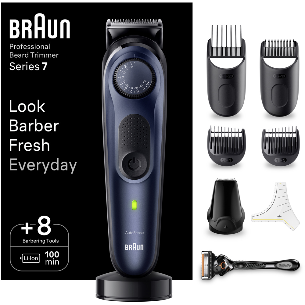 Braun Series 7 BT7421 Beard Trimmer Black Image 2