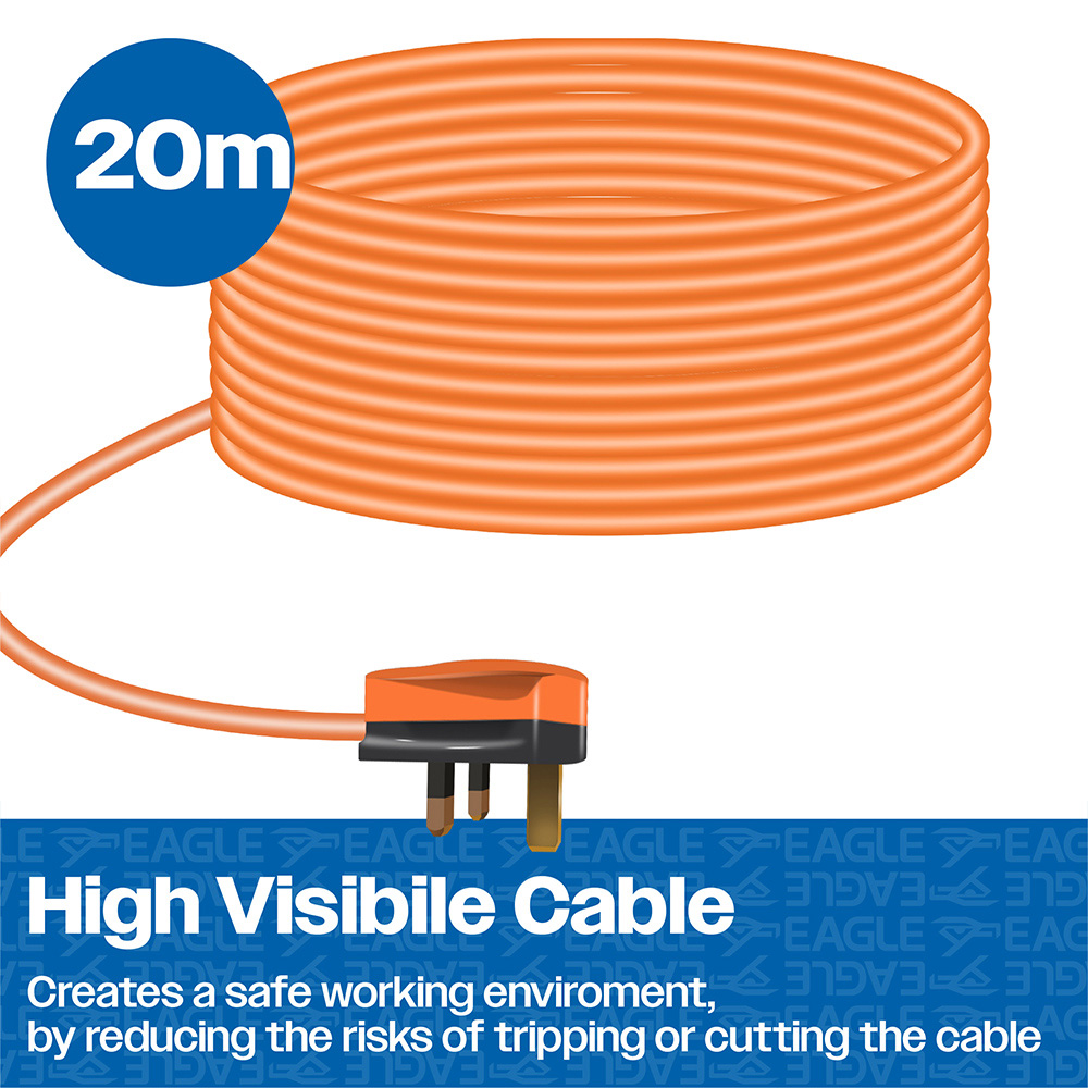 Eagle 2 Gang 13A Extension Reel 20m Image 6