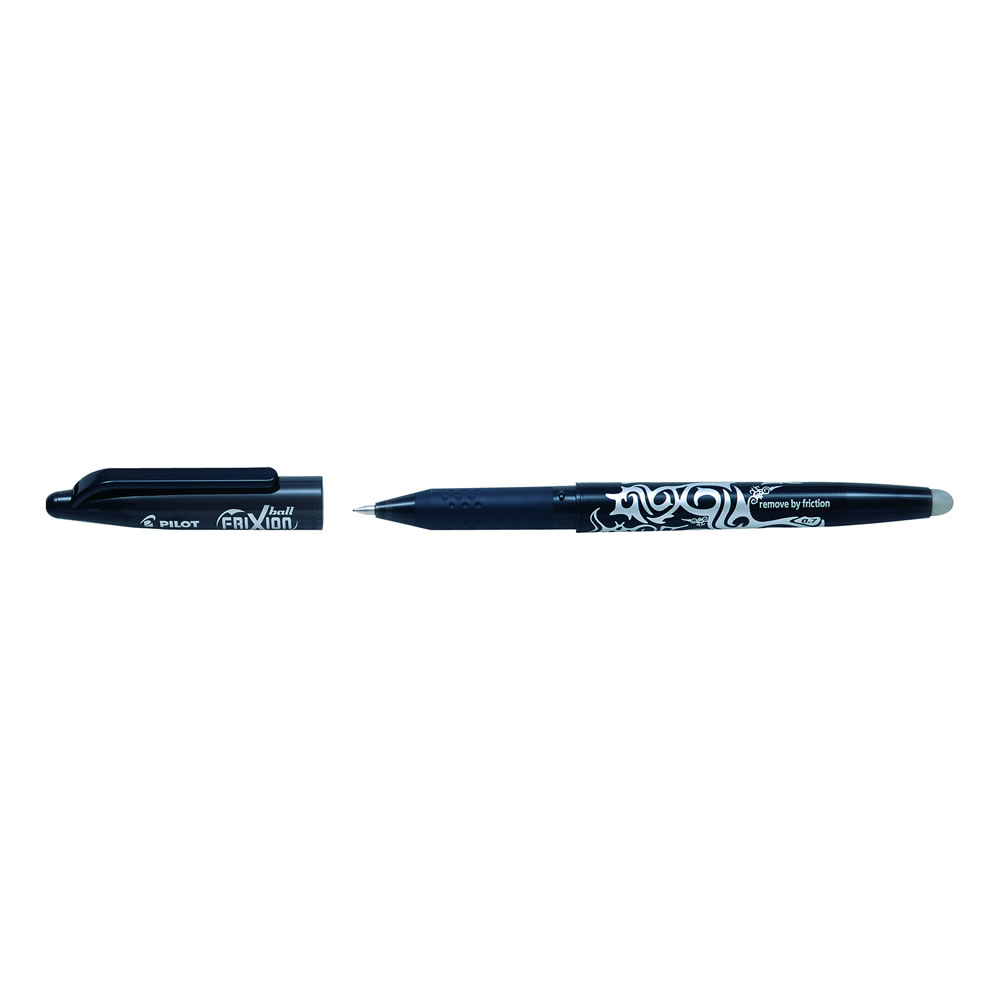 Pilot Pen Black Frixon Erasable Rollerball Pen Image 2