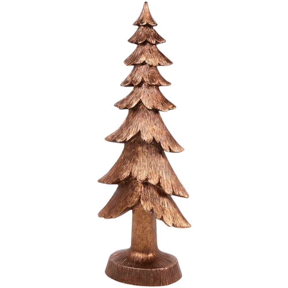 Antique Finish Tree Ornament Bronze Image 3