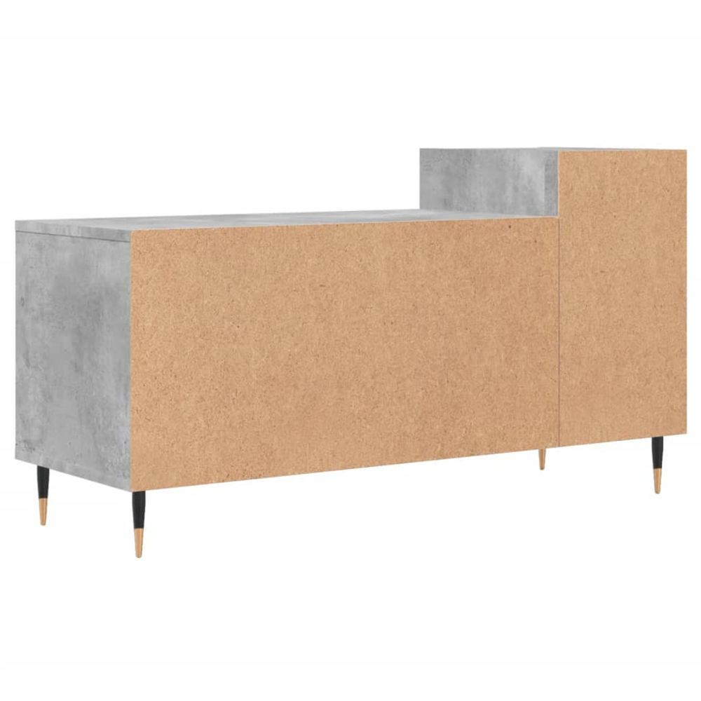 vidaXL 2 Door 3 Shelf Concrete Grey TV Cabinet with RGB LED Lights Image 8