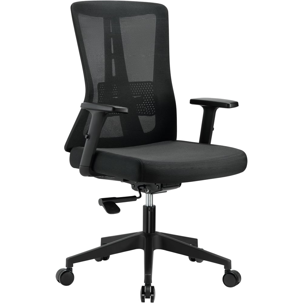 TTAP Oxford Black Mesh Swivel Office Chair Image 2