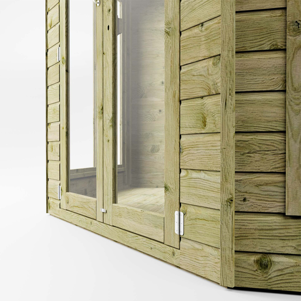 Mercia Corner Summerhouse with Side Shed 9 x 13ft Image 5