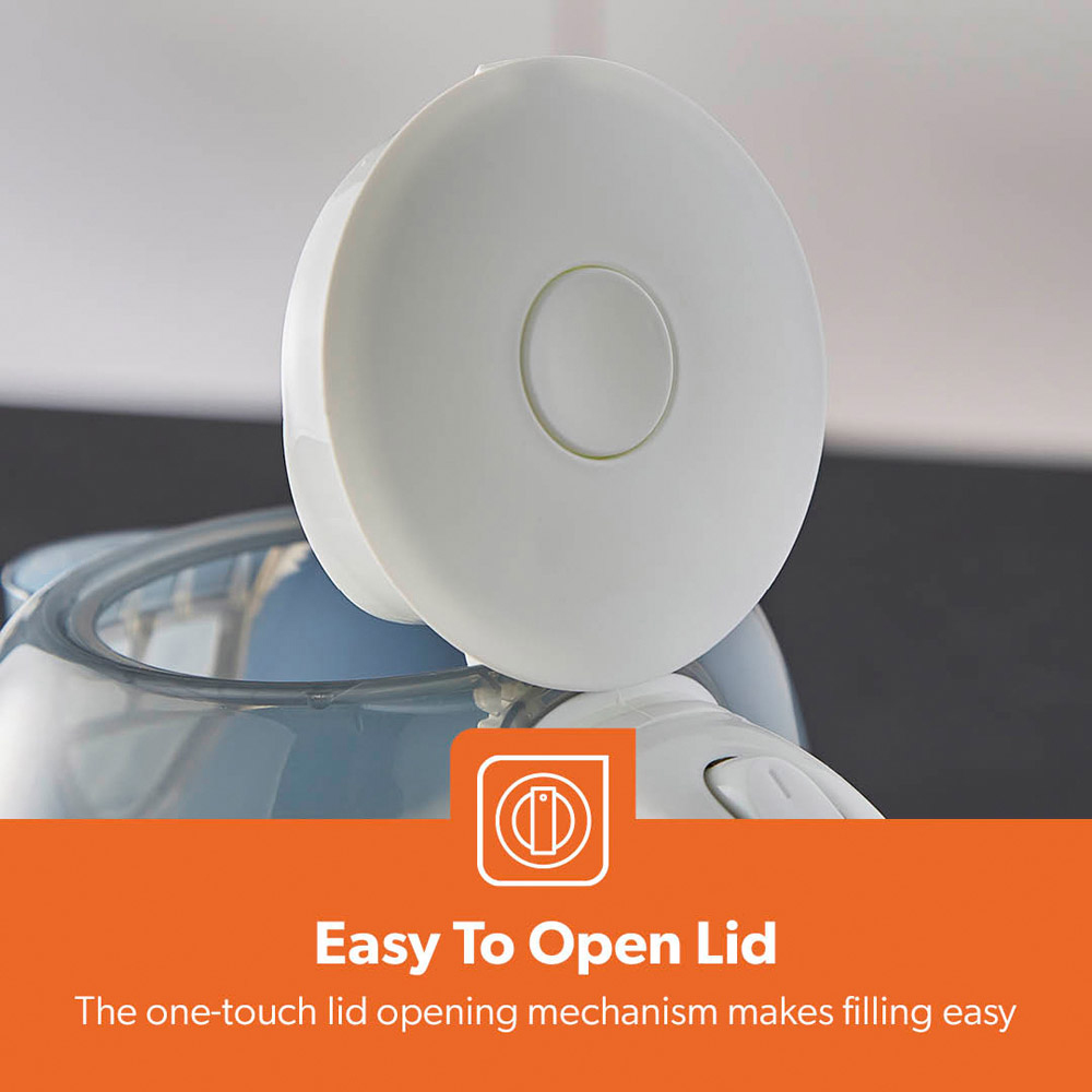 Geepas GK38027UK-WT White 1.7L Cordless Illuminating Kettle 2200W Image 5