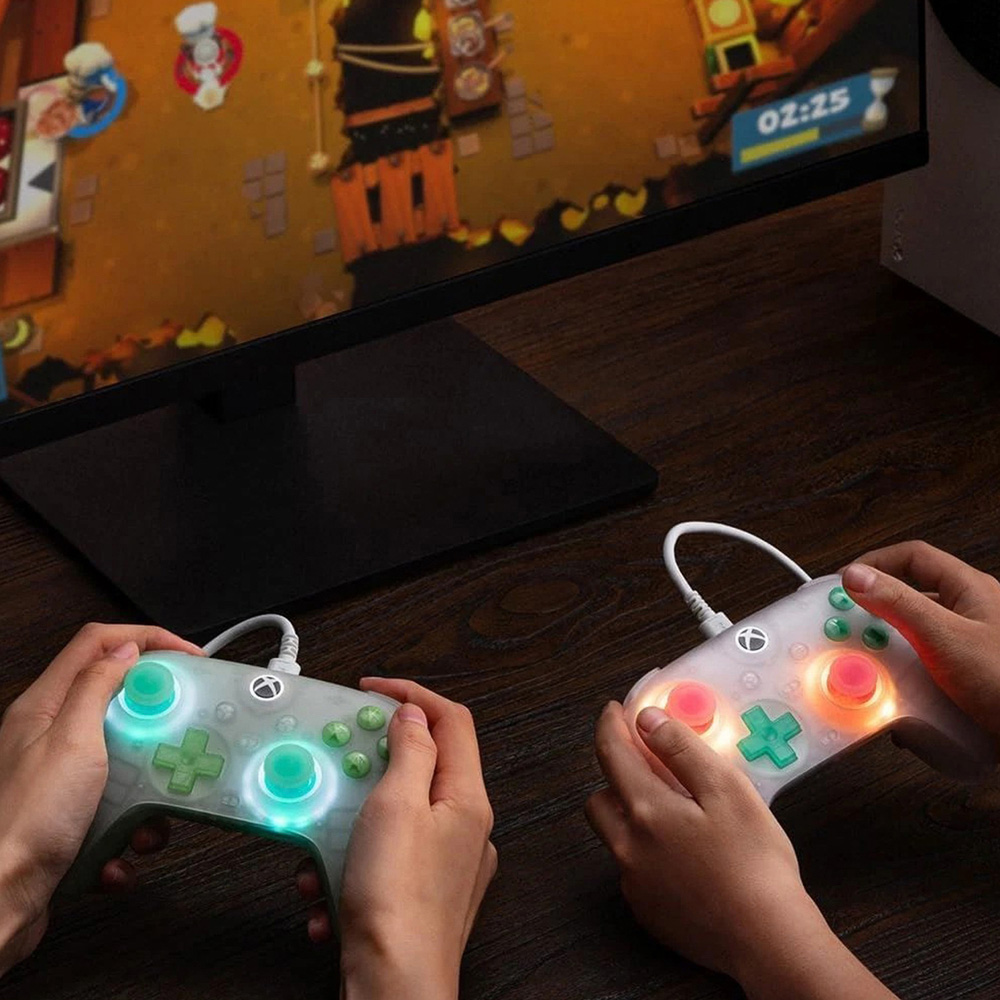 8BitDo Clear Green Ultimate Mini Wired Xbox Controller Image 2