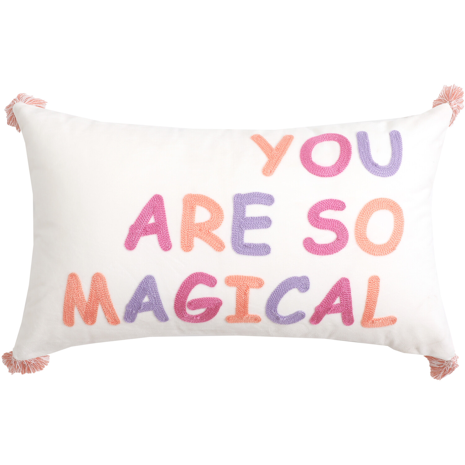 You Are So Magical Cushion White Image 1