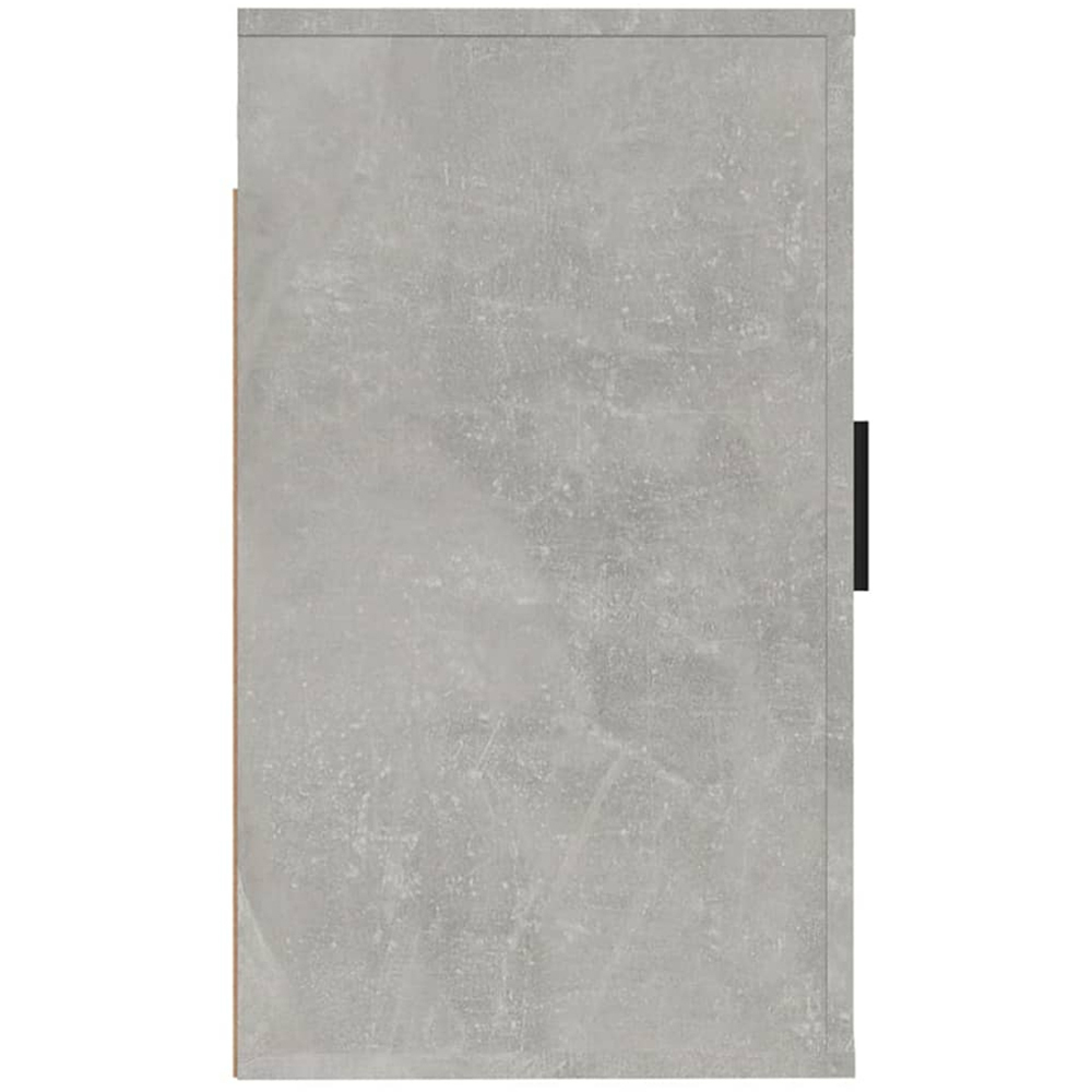 vidaXL Single Door Concrete Grey Wall Mounted TV Cabinet Image 6