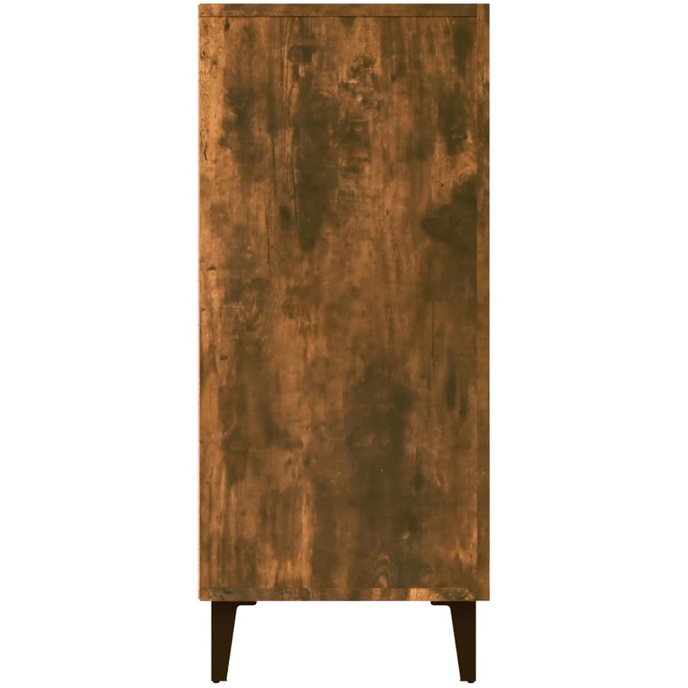 vidaXL 3 Door Smoked Oak Sideboard Image 6