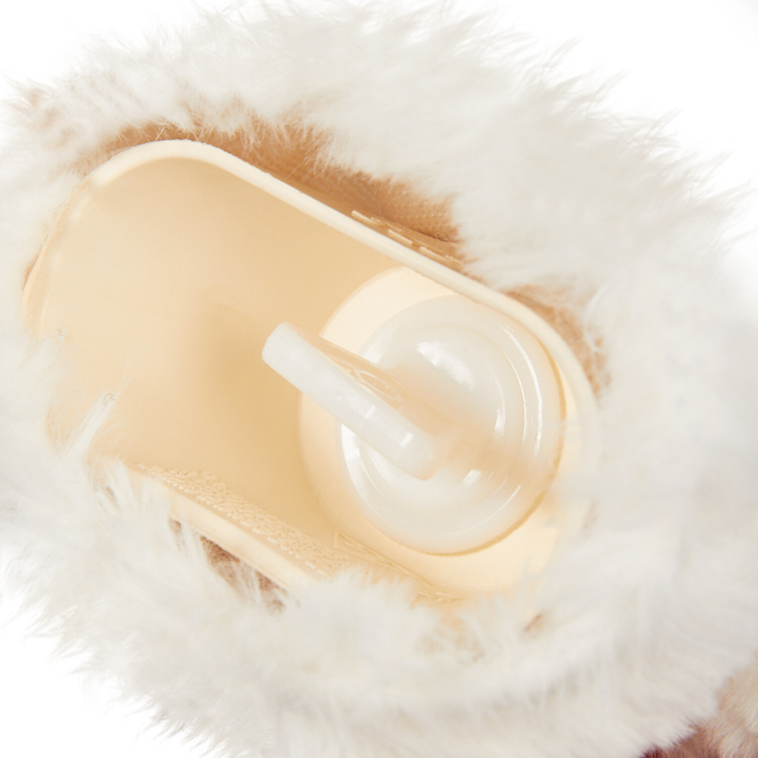 Teddy Faux Fur Hot Water Bottle - Multicolour Image 3