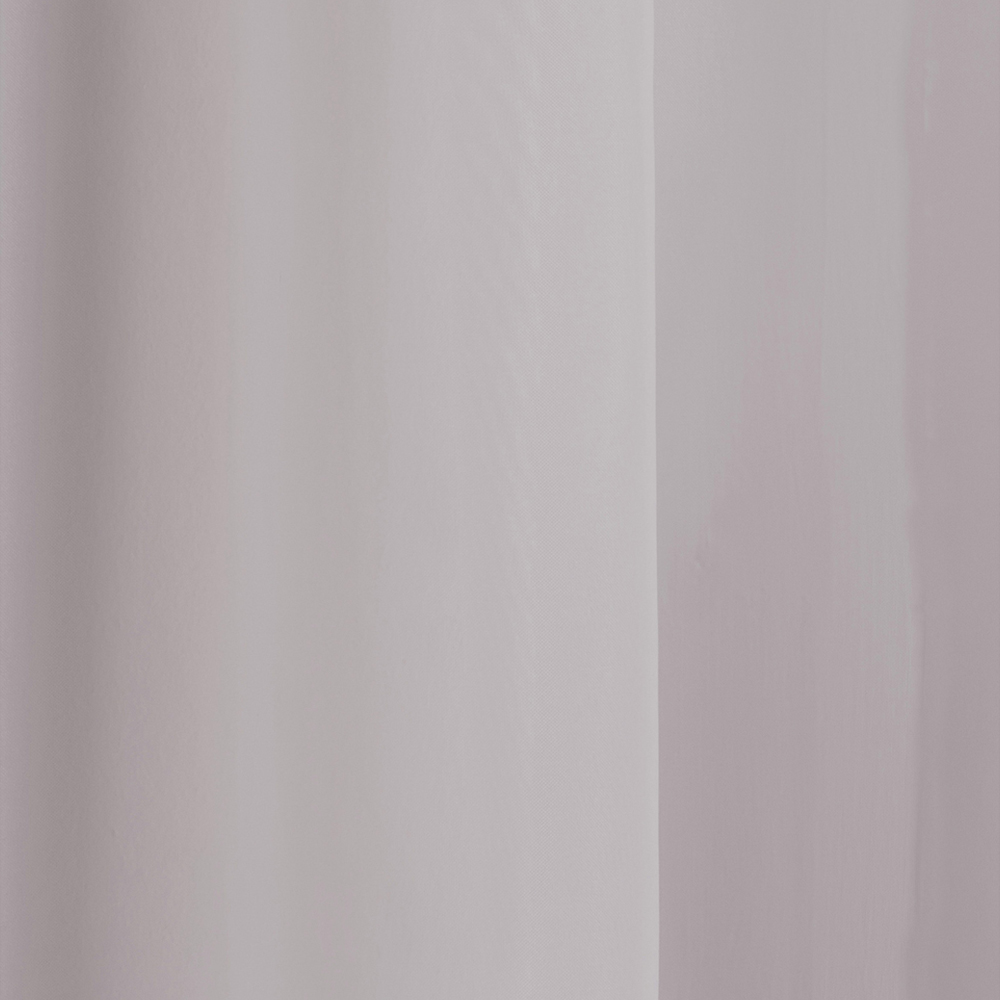 Tyrone Textiles Crystal Silver Plain Sheer Voile Panel Curtain 145 x 183cm Image 2