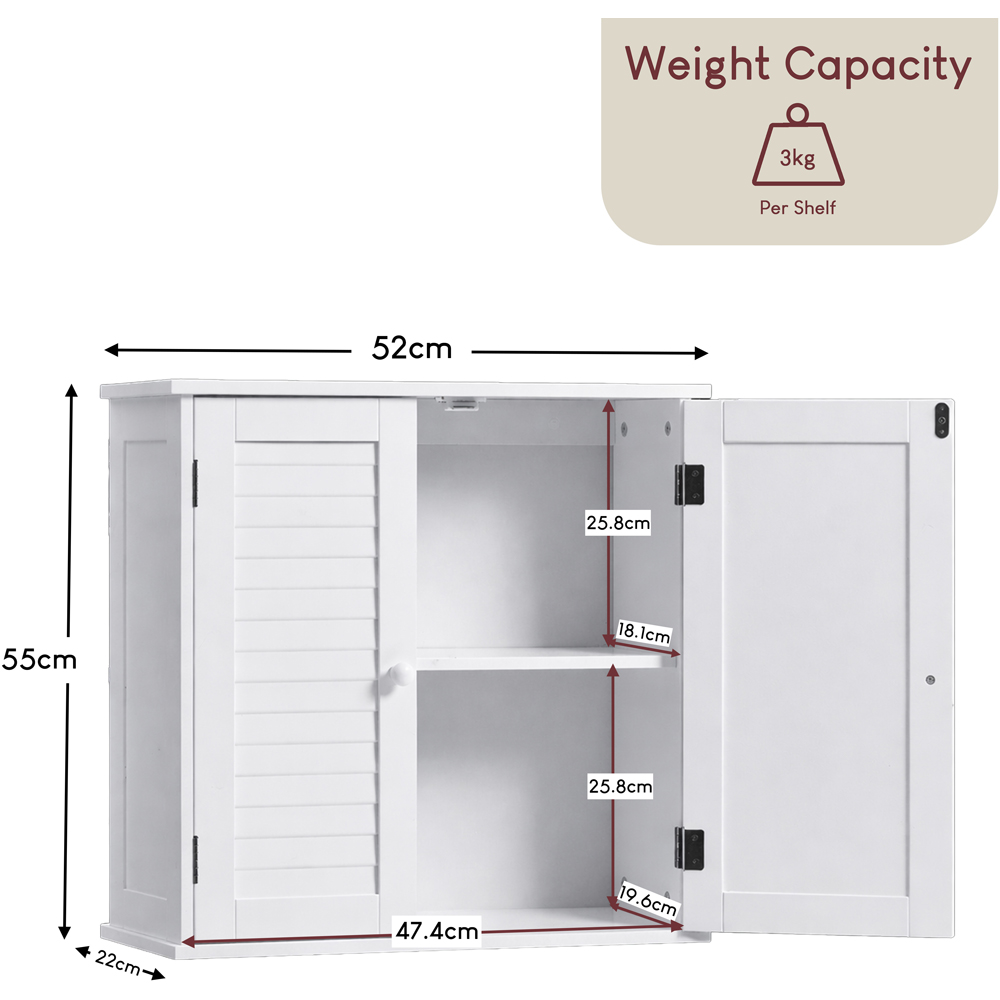 BATH VIDA Liano 2 Door Bathroom Cabinet Image 9