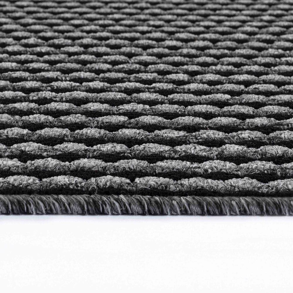 Desire Rugs Eden Anthracite Non Slip Door Mat 90 x 150cm Image 3