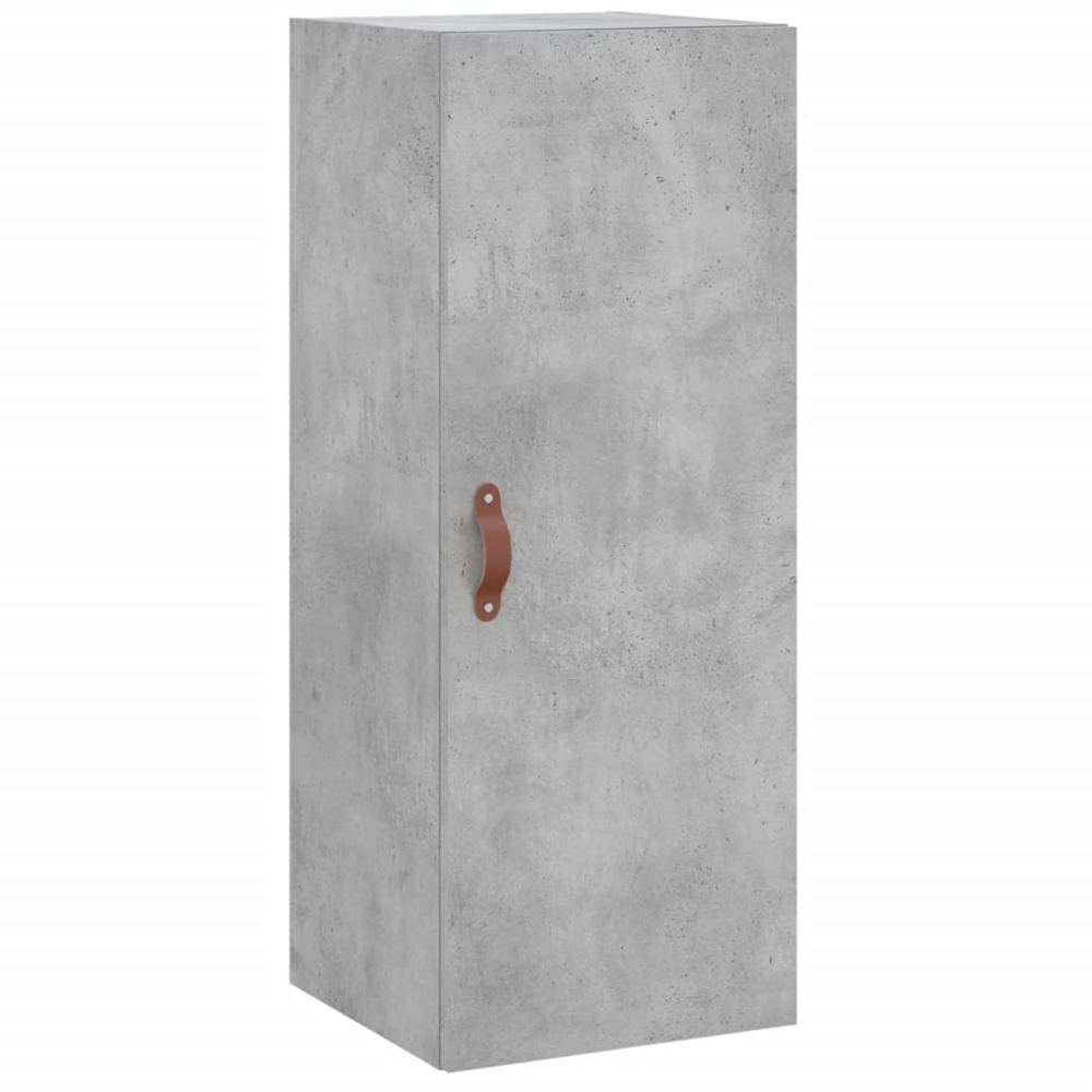 vidaXL 2 Door Concrete Grey Highboard Image 5