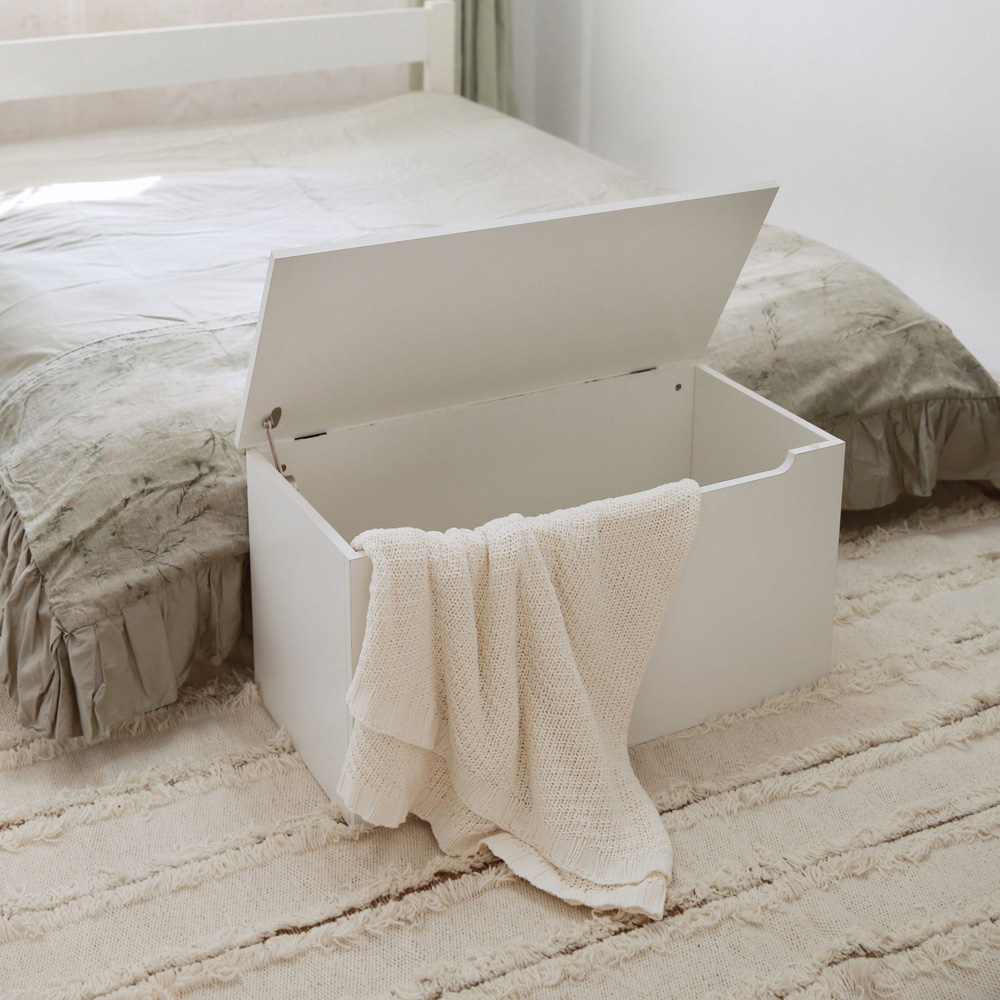 Core Products Erin White Finish Ottoman  Image 5
