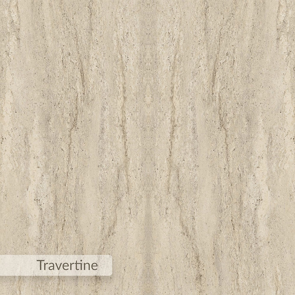 Decortie Conrad 2 Door 2 Shelf Travertine Wall-Mounted TV Stand Image 5