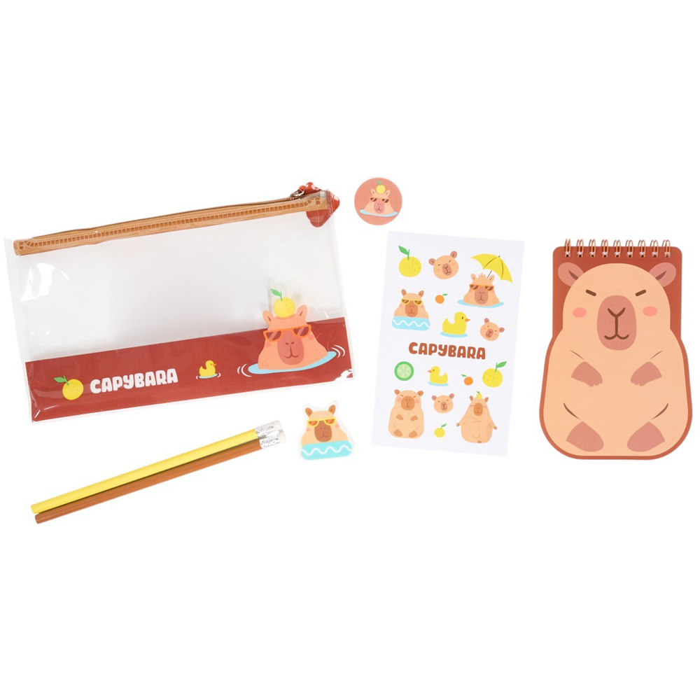 Capybara Stationery Set Image 3