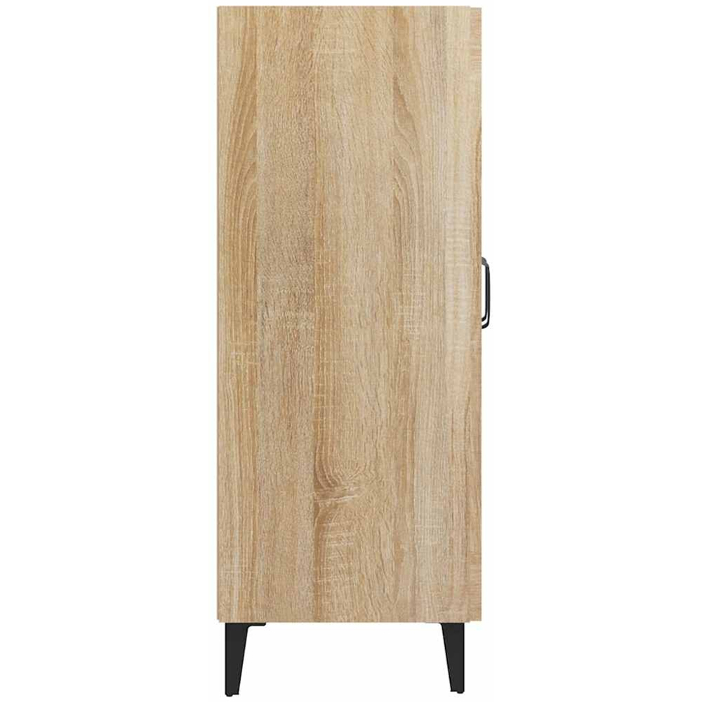 vidaXL 2 Glass Door Sonoma Oak Sideboard Image 8