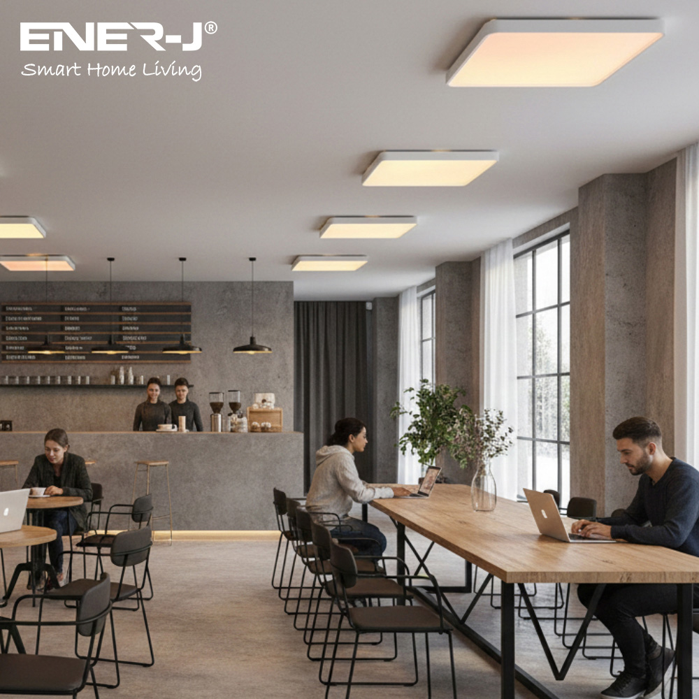 ENER-J 40W CCT Scenic Surface RGBIC LED Square Ceiling Light 380 x 380mm Image 4