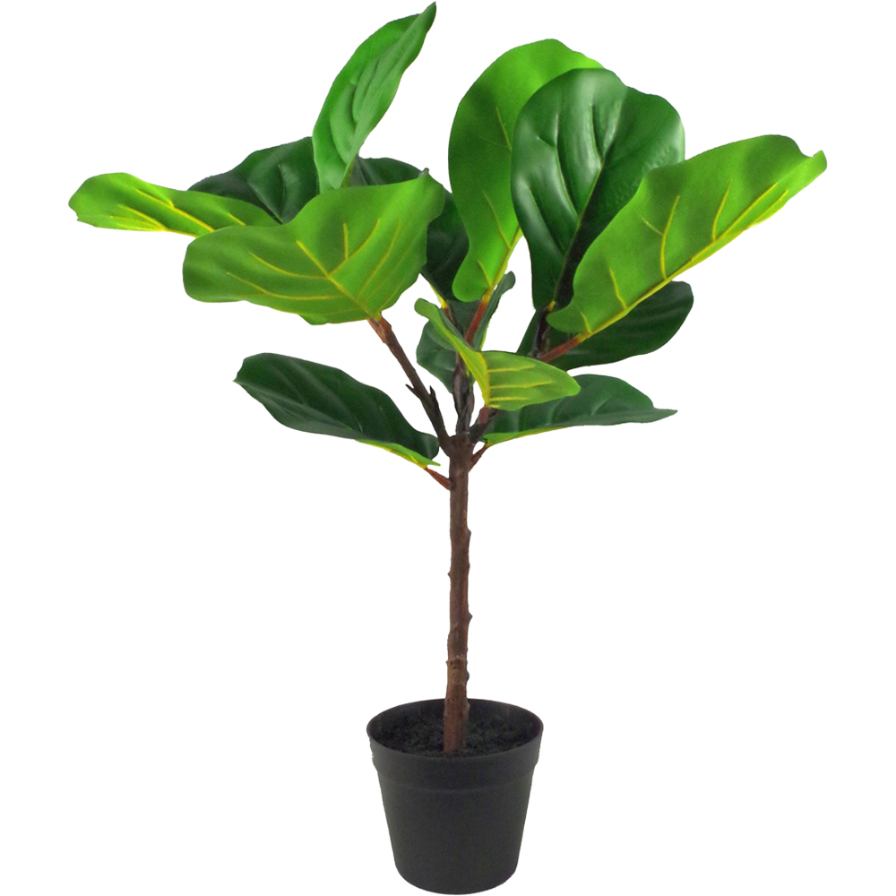 Leaf Fiddle Fig Artificial Plant Pot 60cm Image 1