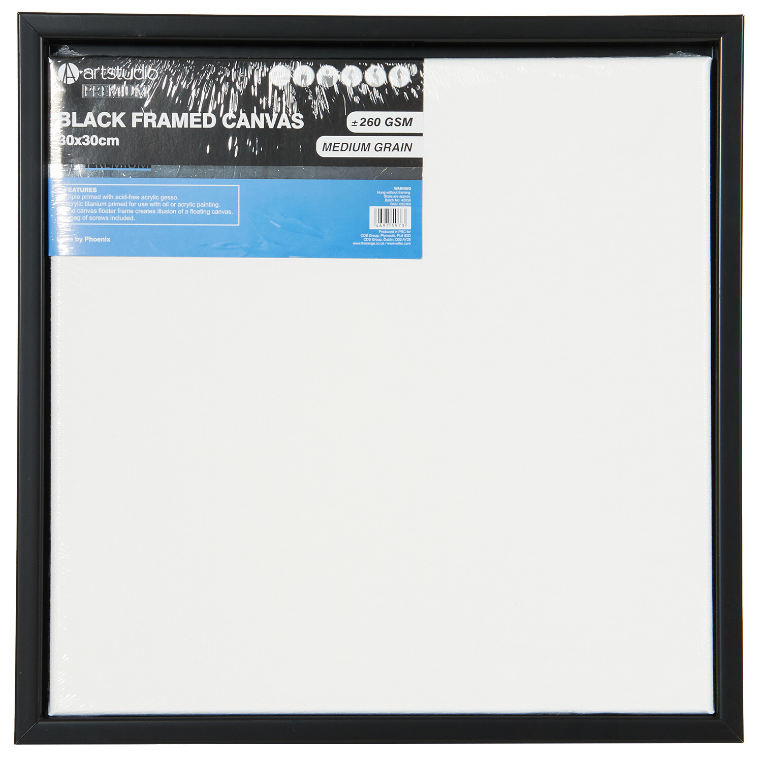 Framed Canvas Set Black - Black / 30 x 30cm Image 1