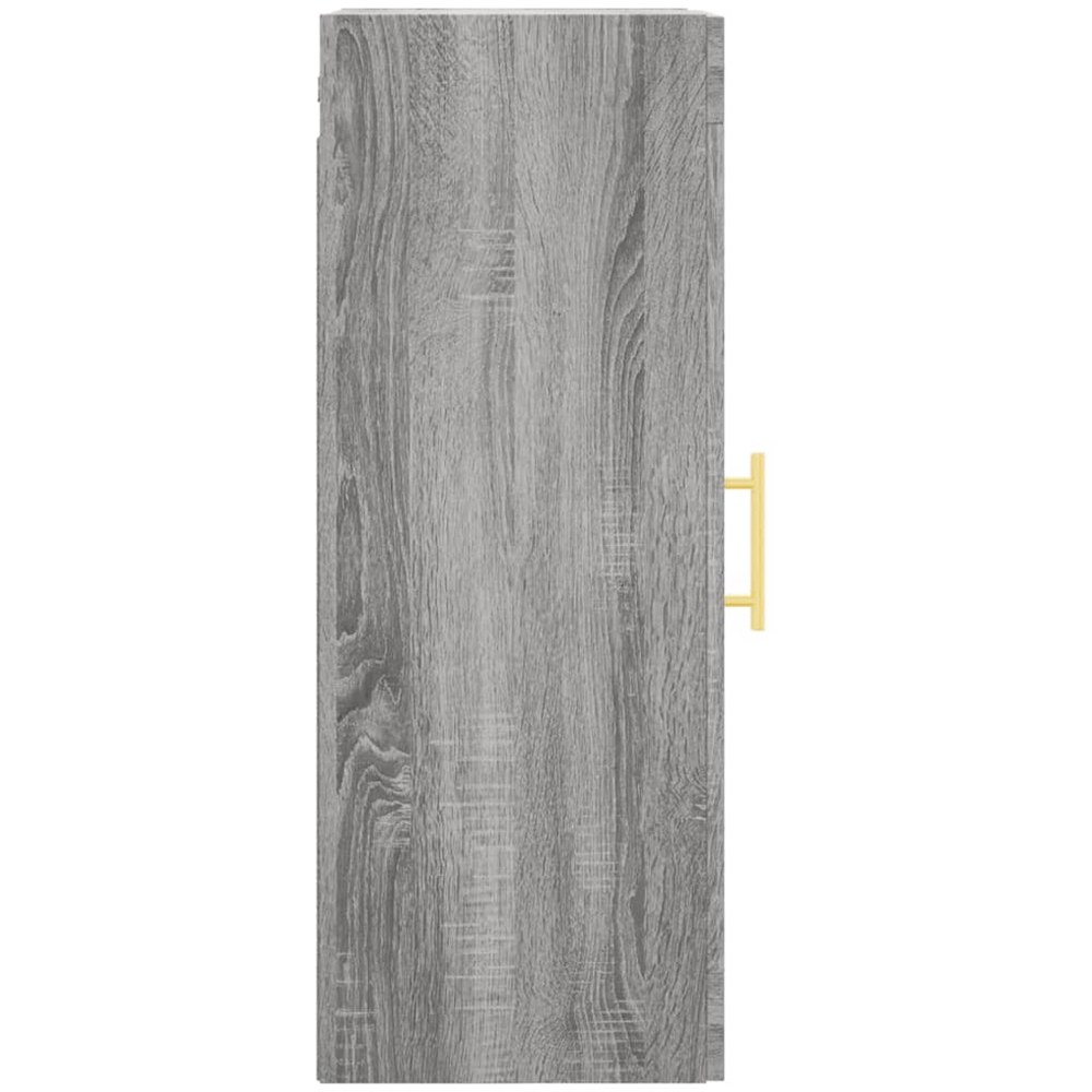 vidaXL Single Glass Door Grey Sonoma Wall Mounted Cabinet Image 6