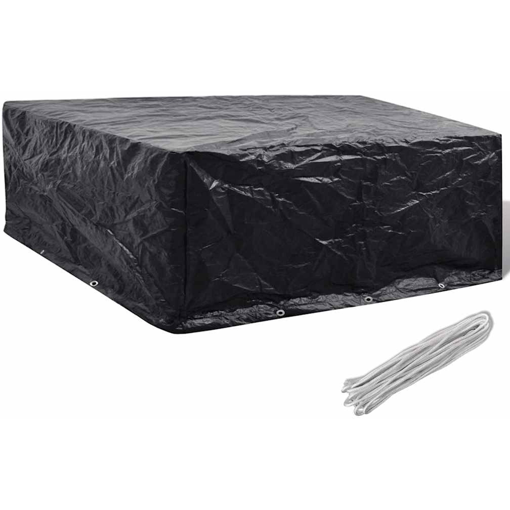Walplus Black UV Resistant Garden Furniture Cover 260 x 260 x 90cm Image 5