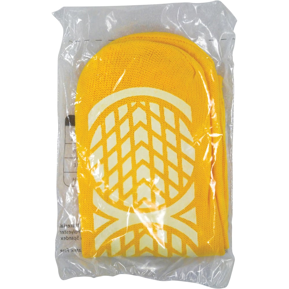 Aidapt Yellow Double Sided Patient Slipper Sock Medium Image 1
