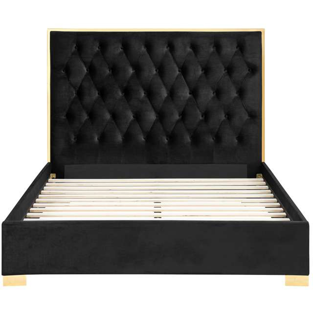 Birlea Chelsea Double Black Bed Image 5