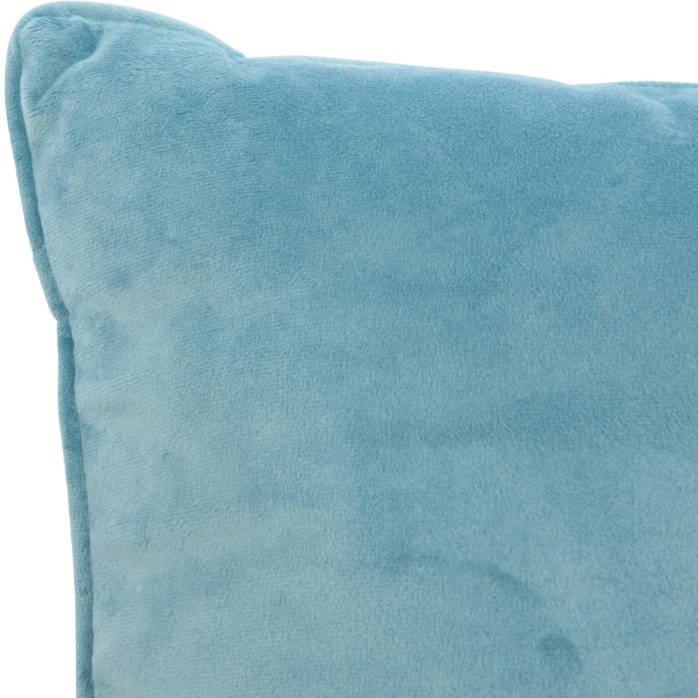 Matte Velvet Cushion Blue Image 2