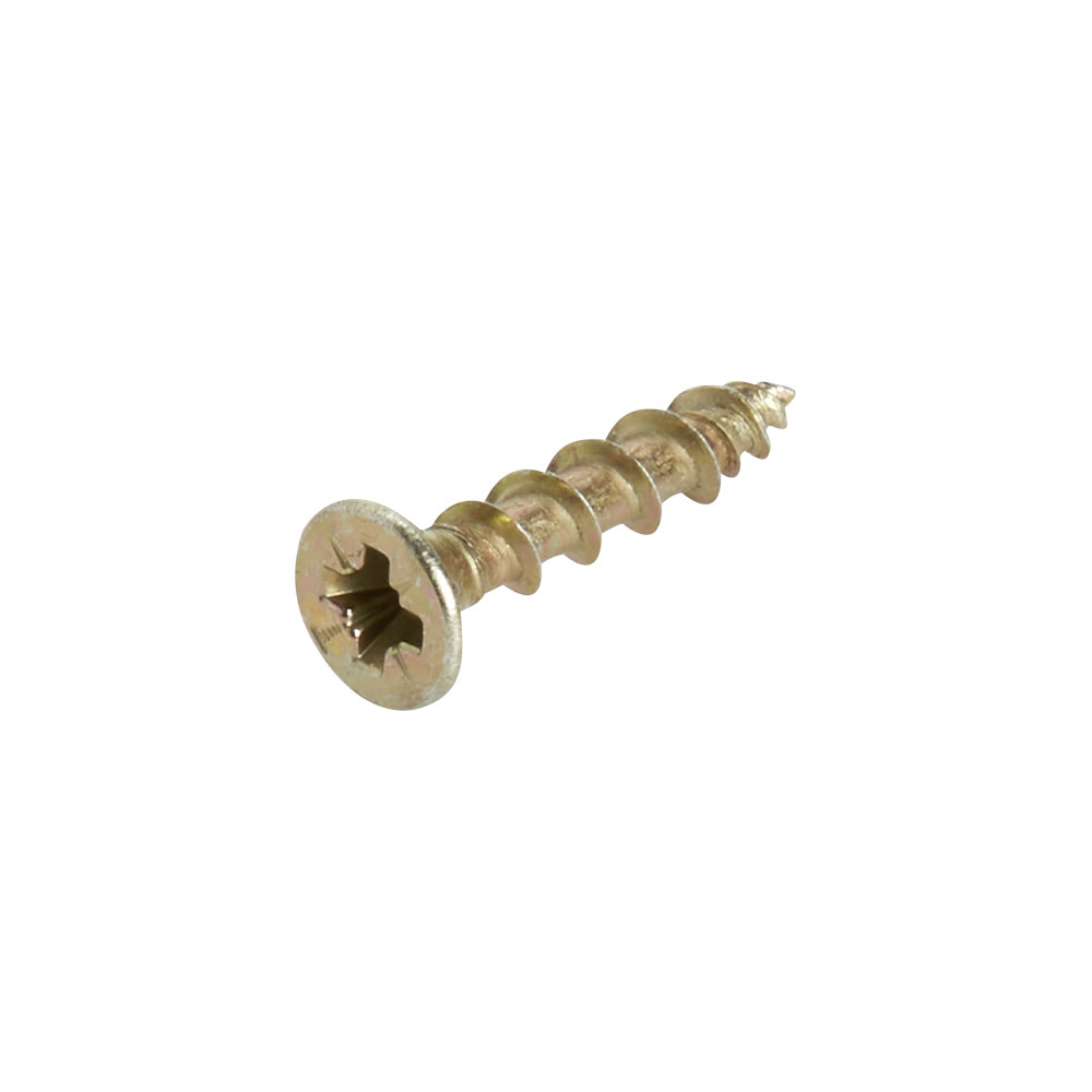 Screw Tite 3.5 x 20mm Screw Net Coat Yellow 20 Pack Image 1