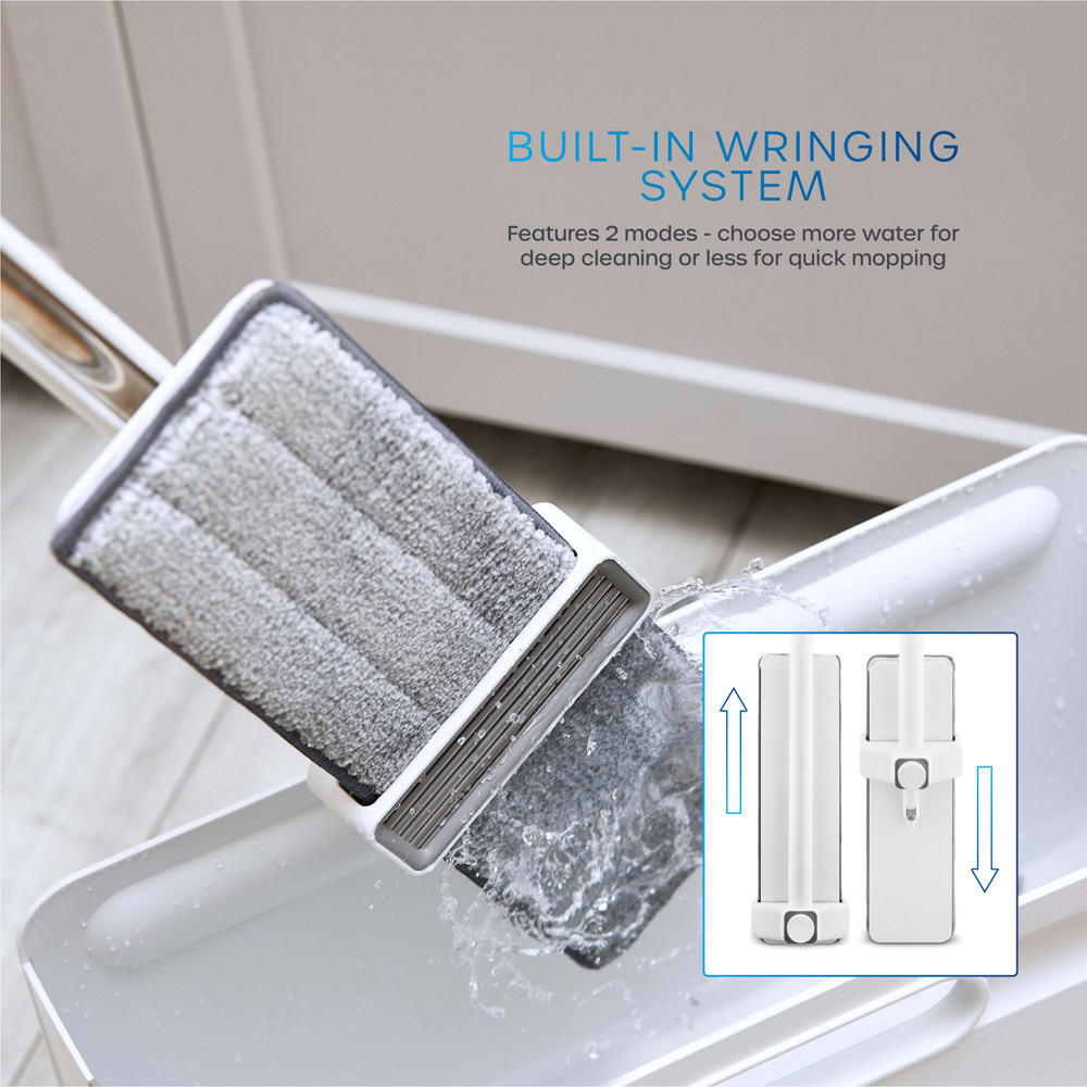 Swan Elevate Flat Mop and Bucket Set Image 5