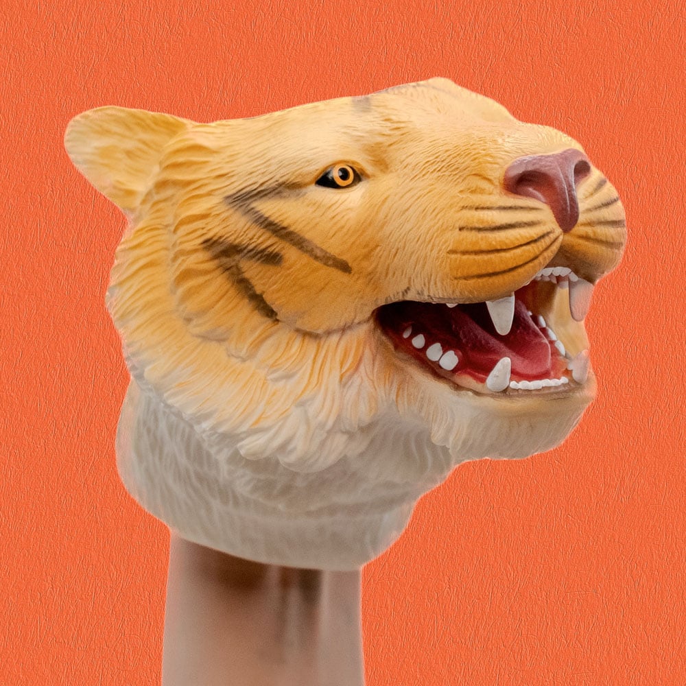 Wild Thingz Tiger Hand Puppet Image 2