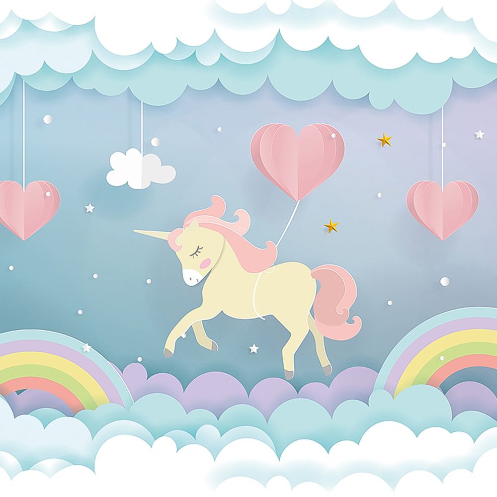 Origin Murals Unicorn Dream Multicolour Wall Mural Image 2