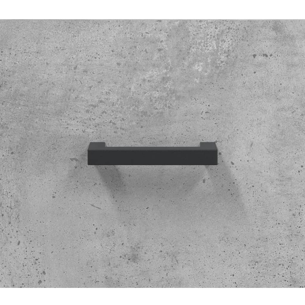 vidaXL 3 Door 3 Drawer Concrete Grey Highboard Image 9