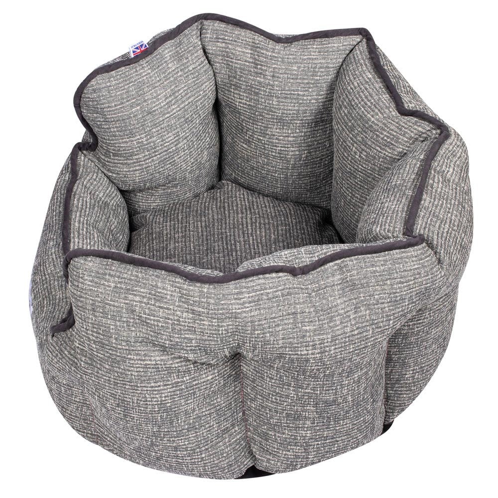 Bunty Regal Medium Fossil Grey Oval Pet Bed Image 5