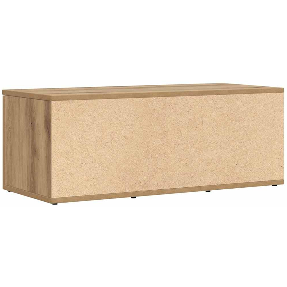 vidaXL 3 Drawer Artisan Oak Small TV Cabinet Image 7