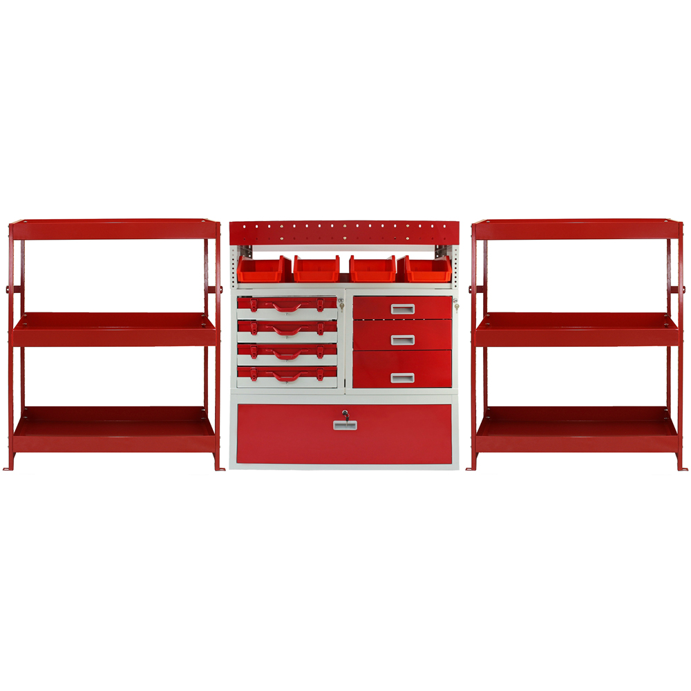 Monstershop Monster Racking Flame Metal Van Shelving Bundle Image 1