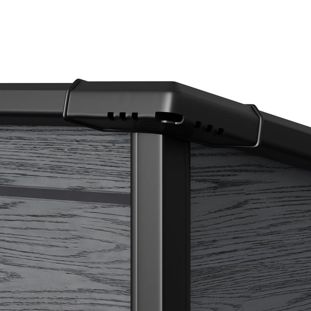 Living and Home 6x4ft Sloped Plastic Garden Storage Shed with Window Image 4