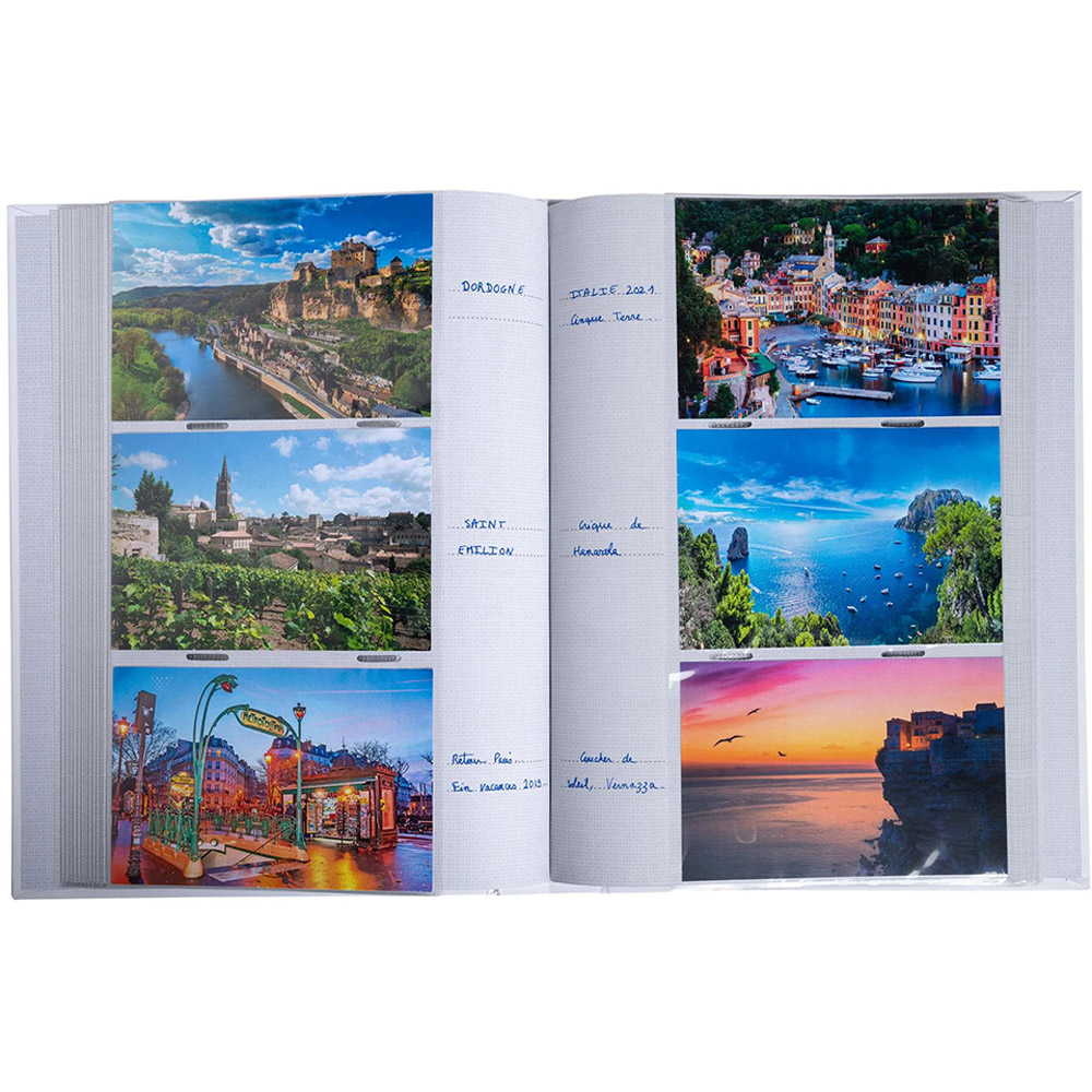 Exacompta Rainbow White Photo Album 300 Photos 6 Pack Image 5
