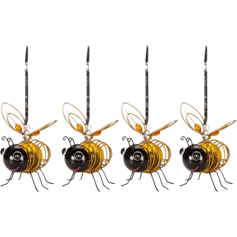 Garden Mile Hanging Bug Solar LED Light 4 Pack Image 1