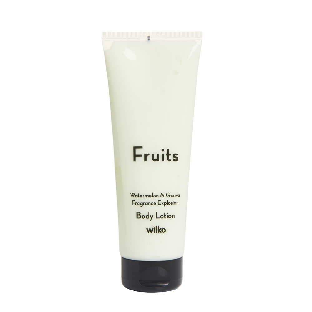 Wilko Fruits Watermelon and Guava Body Lotion 250ml Image