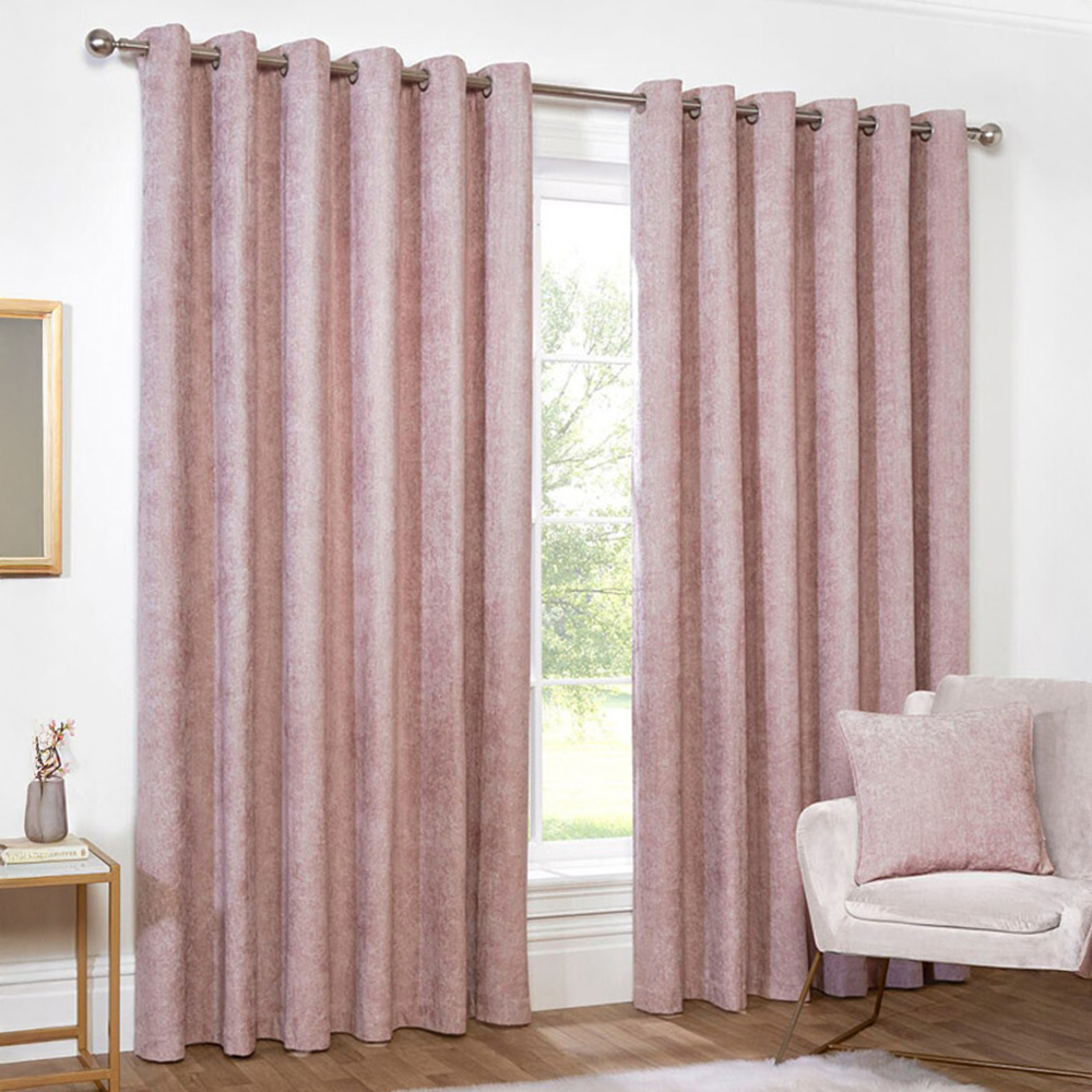 Alden Thermal Curtains - Dusty Pink / 229cm Image 1