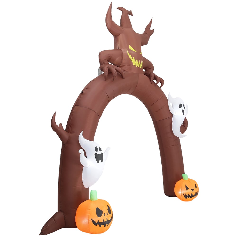 Living and Home Halloween Inflatable Ghost and Pumpkin Arch 270cm Image 3