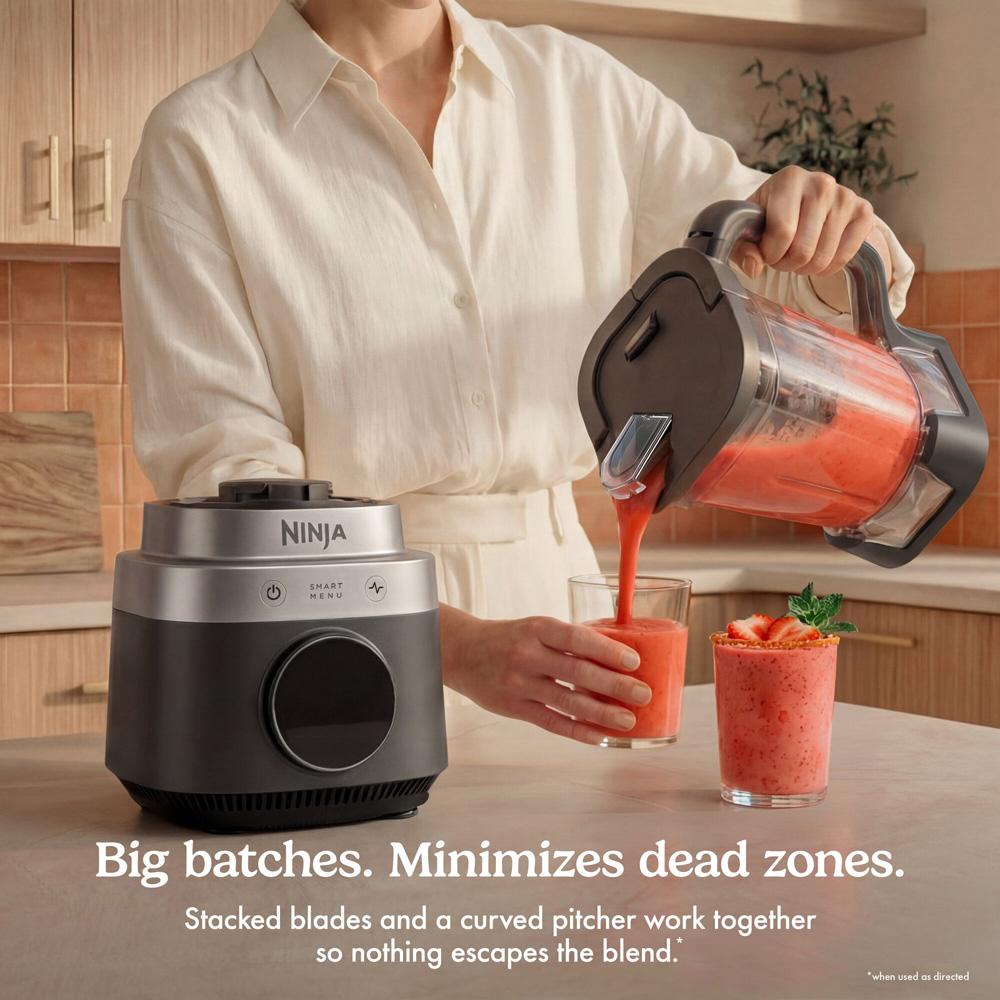Ninja CrushBOSS LB301UKBK 2-in-1 Onyx 2.1L Blender Duo with BlendBOSS Tumbler Image 4