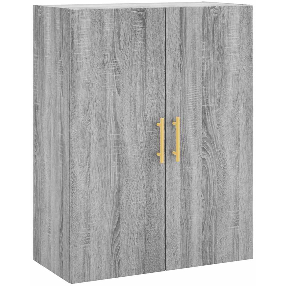 vidaXL 3 Door 3 Drawer Grey Sonoma Wooden Highboard Image 5