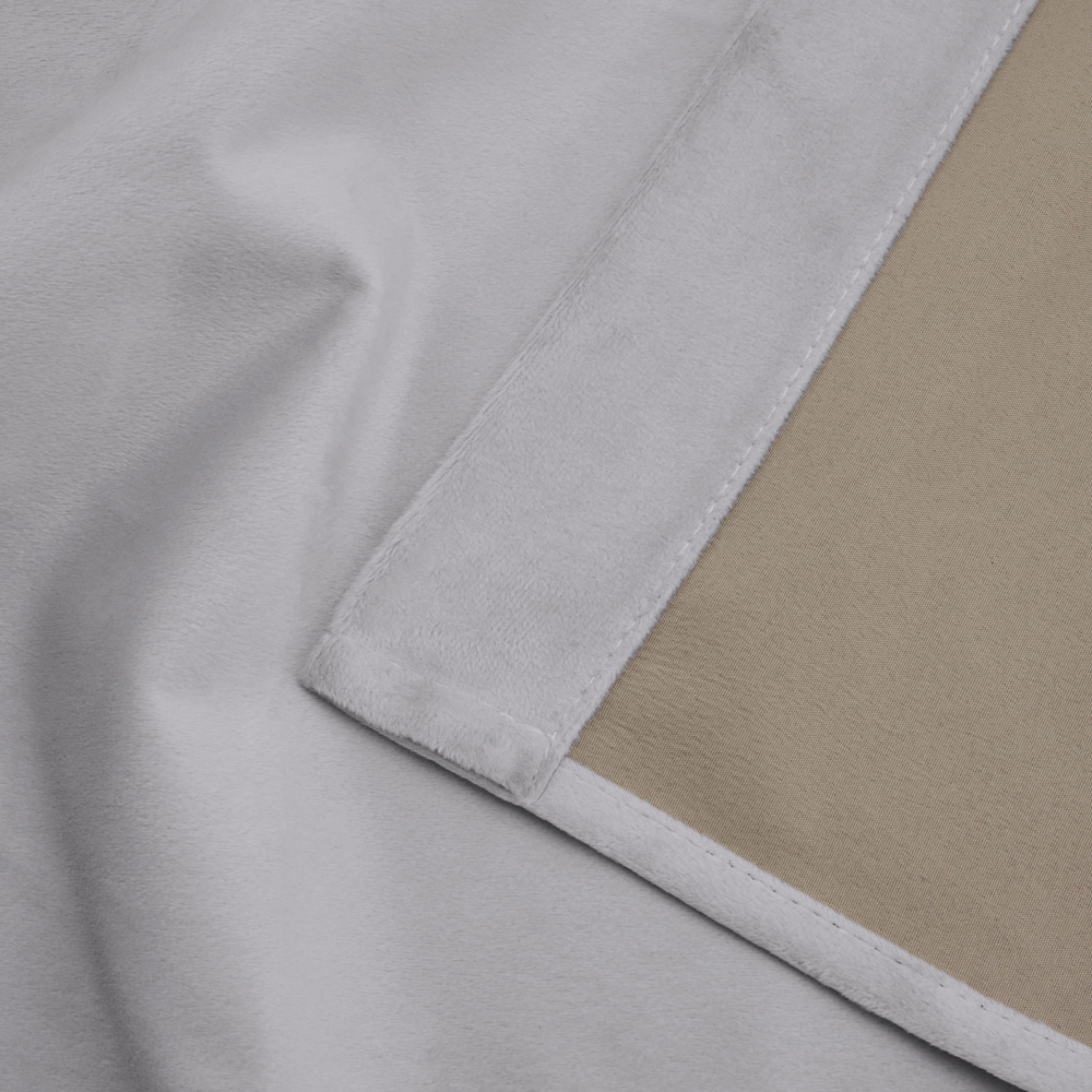 Alan Symonds Silver Cascading Diamante Studs Velvet Blackout Ring Top Eyelet Curtains 168 x 183cm Image 4