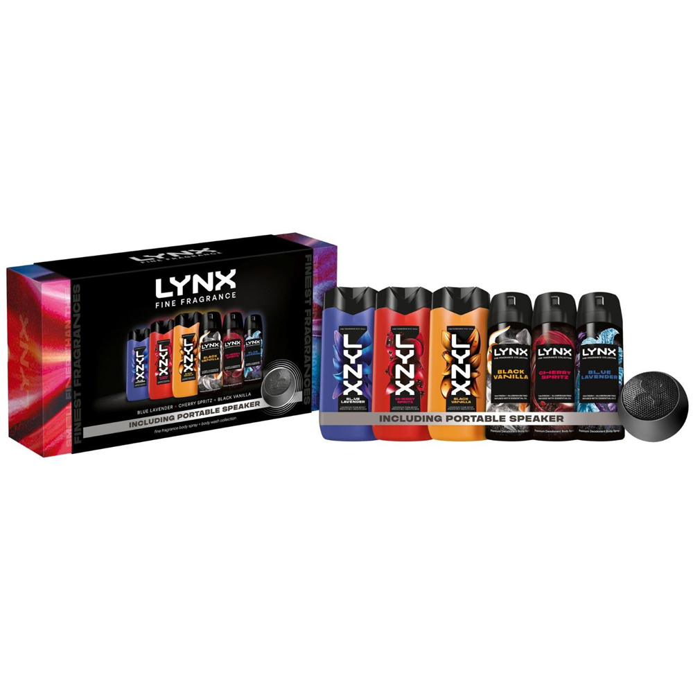 Lynx Fine Fragrance Body Spray and Body Wash Collection Gift Set 6 Piece Image 6